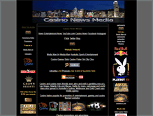 Tablet Screenshot of casinonewsmedia.com